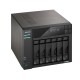 Asustor LOCKERSTOR 6 NAS Desktop Intel Celeron N5105 8 GB DDR4 HDD ADM Black