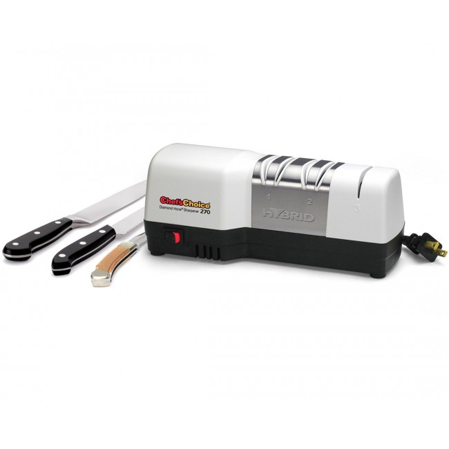Chef sChoice Hybrid Diamond Hone 270 Electric knife sharpener Black, White Chef sChoice Hybrid Diamond Hone 270 Electric knife sharpener Black, White