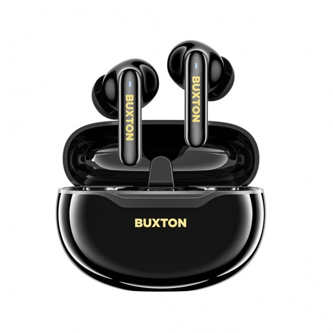 Buxton BTW 7200 Black Tuya - In-ear wireless earphones with charging case, black Buxton BTW 7200 Black Tuya - In-ear wireless earphones with charging case, black