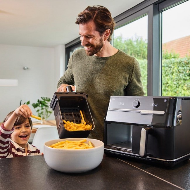 Braun TwinCook 5 Double 10 L Stand-alone 2800 W Hot air fryer Black Braun TwinCook 5 Double 10 L Stand-alone 2800 W Hot air fryer Black