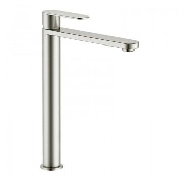 BASIN MIXER RIO STANDING HIGH BRU NICKEL