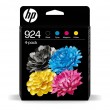 HP 924 ink - black, yellow, cyan, magenta