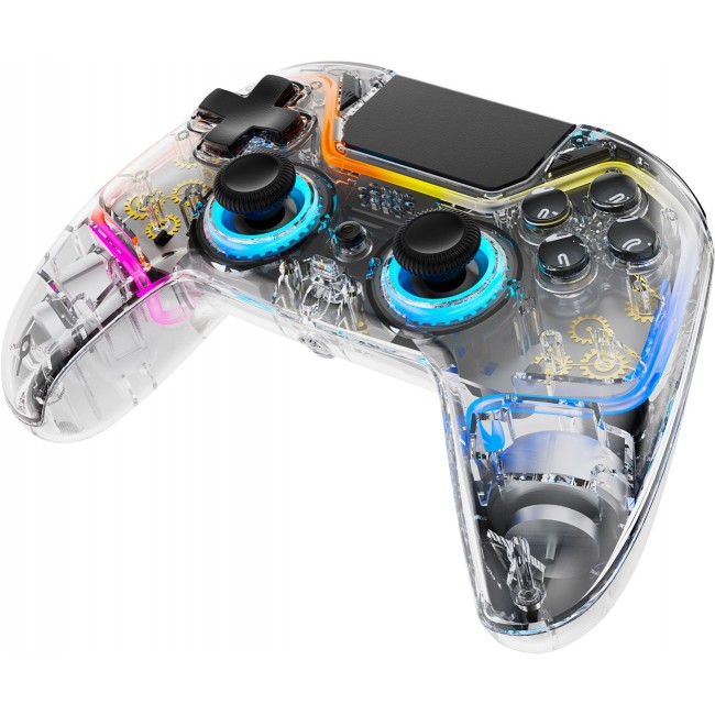 Deltaco Gaming GAM-169-T Gaming Controller Transparent Bluetooth/USB Gamepad Android, Nintendo Switch, PC, PlayStation 4, iOS Deltaco Gaming GAM-169-T Gaming Controller Transparent Bluetooth/USB Gamepad Android, Nintendo Switch, PC, PlayStation 4, iOS