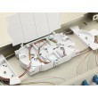 Equip 12-Port Fiber Optic Splice Box, LC Duplex, OS2, 1U, Equipped, Grey
