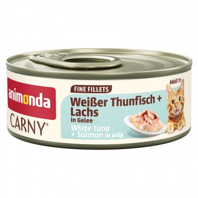 ANIMONDA Carny Adult Fine fillets Jelly White tuna + salmon - wet cat food - 60g