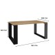 Topeshop MODERN ART CZ coffee/side/end table Coffee table Rectangular shape 2 leg(s)