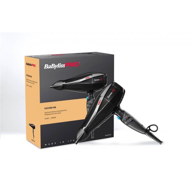 BaByliss Excess-HQ hair dryer 2600 W Black BaByliss Excess-HQ hair dryer 2600 W Black