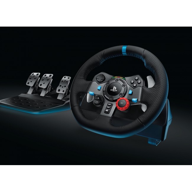 Logitech G G29 Steering wheel + Pedals Playstation 3,PlayStation 4 Analogue USB 2.0 Black Logitech G G29 Steering wheel + Pedals Playstation 3,PlayStation 4 Analogue USB 2.0 Black
