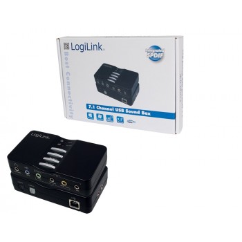 LogiLink USB Sound Box Dolby 7.1 8-Channel 7.1 channels