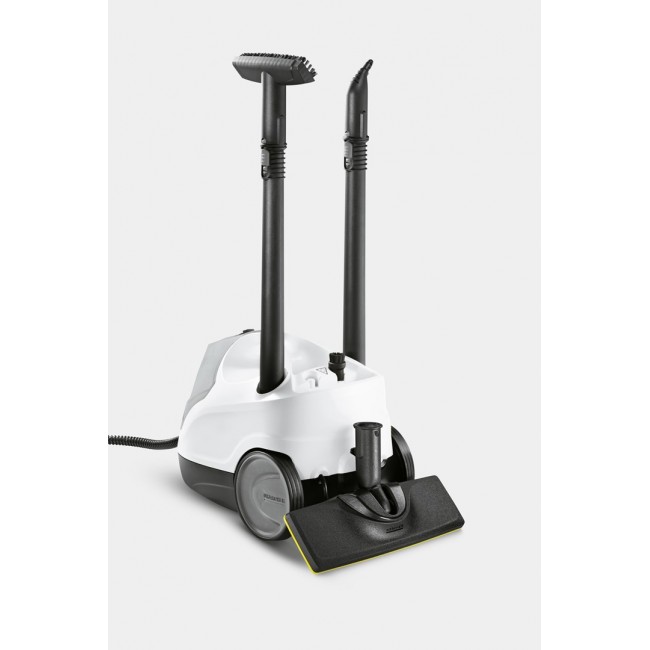 K rcher SC 4 EasyFix IRON Cylinder steam cleaner 0.8 L 2000 W Black, White