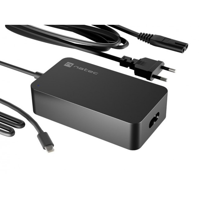 NATEC CHARGER POWER SUPPLY GRAYLING USB-C 65W NATEC CHARGER POWER SUPPLY GRAYLING USB-C 65W