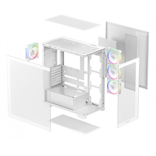 DeepCool CG580 4F V2 Midi Tower White