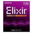 Elixir Strings 11027 Custom Light NW - acoustic guitar strings (11-52) Elixir Strings 11027 Custom Light NW - acoustic guitar strings (11-52)