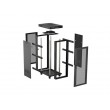 Lanberg FF01-6824-23BL rack cabinet 24U Freestanding rack Black Lanberg FF01-6824-23BL rack cabinet 24U Freestanding rack Black