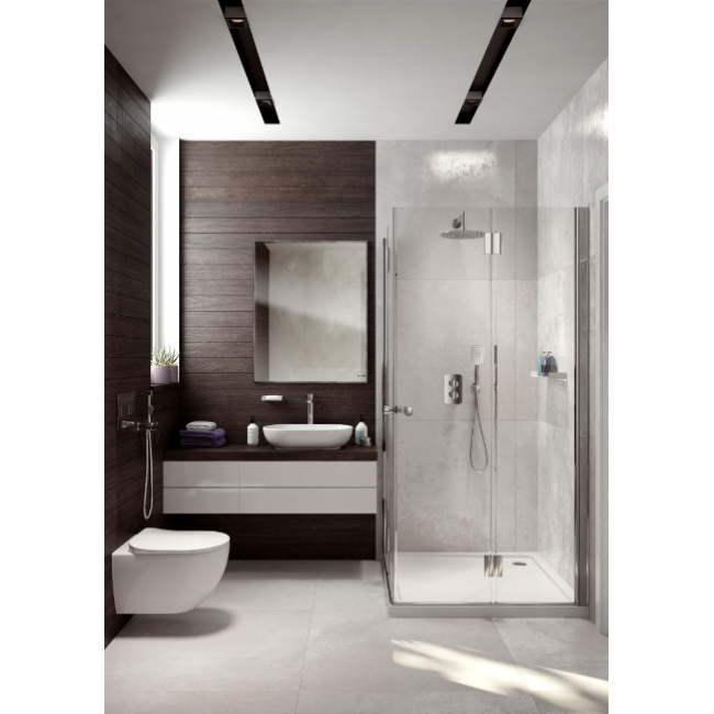 Concealed bidet mixer with bidetta shower head
