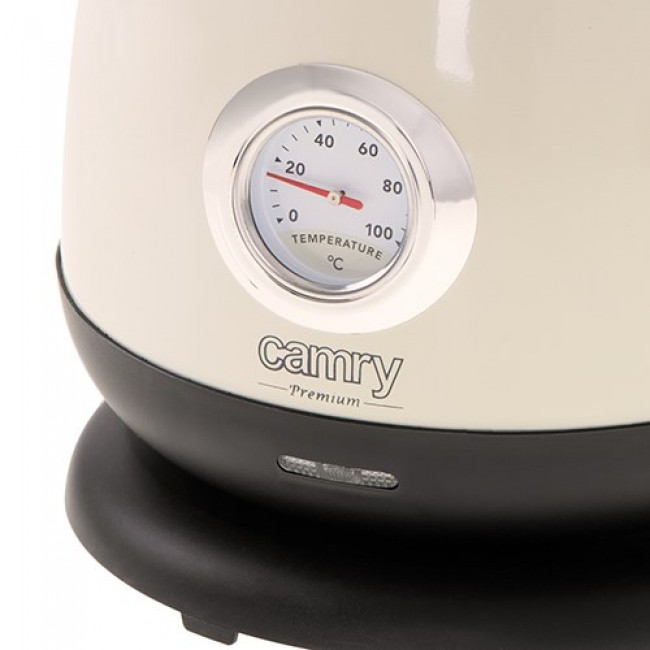 Camry Premium CR 1344C electric kettle 1.7 L 2200 W Cream Camry Premium CR 1344C electric kettle 1.7 L 2200 W Cream