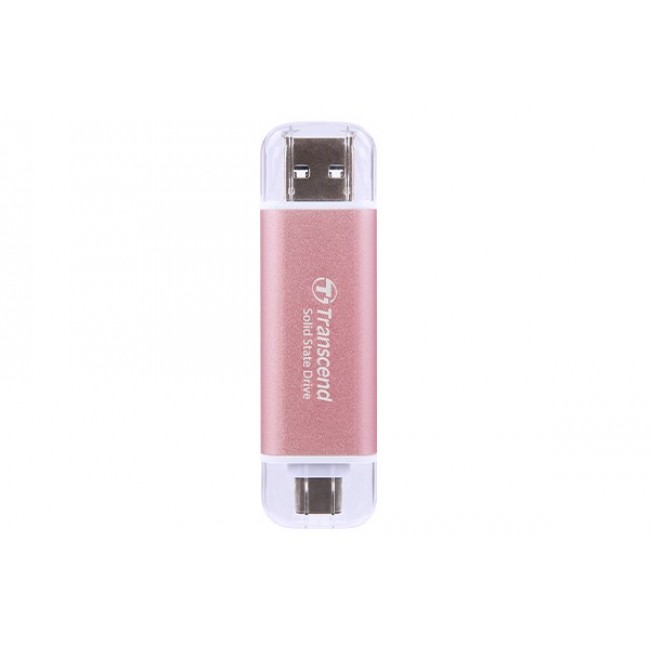 Transcend ESD310 512 GB USB Type-A to USB Type-C 3.2 Gen 2 (3.1 Gen 2) Pink