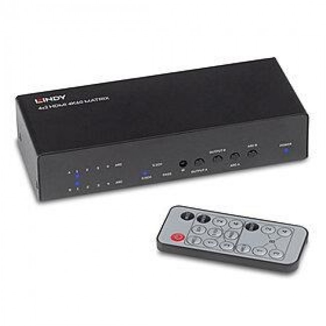 Lindy 4x2 HDMI 4K60 Matrix Lindy 4x2 HDMI 4K60 Matrix