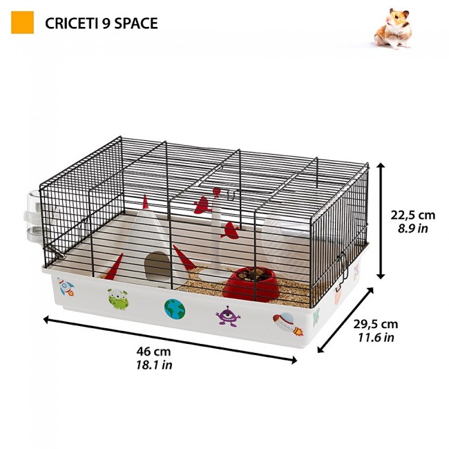 FERPLAST Criceti 9 Space - Cage