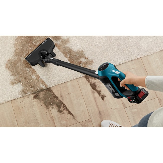 Bosch Serie 6 BBS611LAG stick vacuum/electric broom 2-in-1 stick vacuum Battery Dry Bagless 0.3 L Blue 2.5 Ah