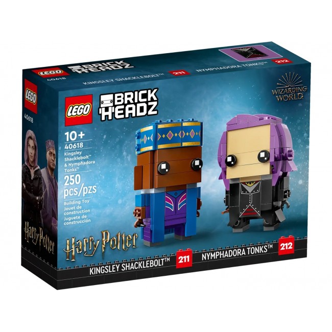 LEGO BRICKHEADZ HARRY POTTER 40618 KINGSLEY SHACKLEBOLT AND NIMFADORA TONKS