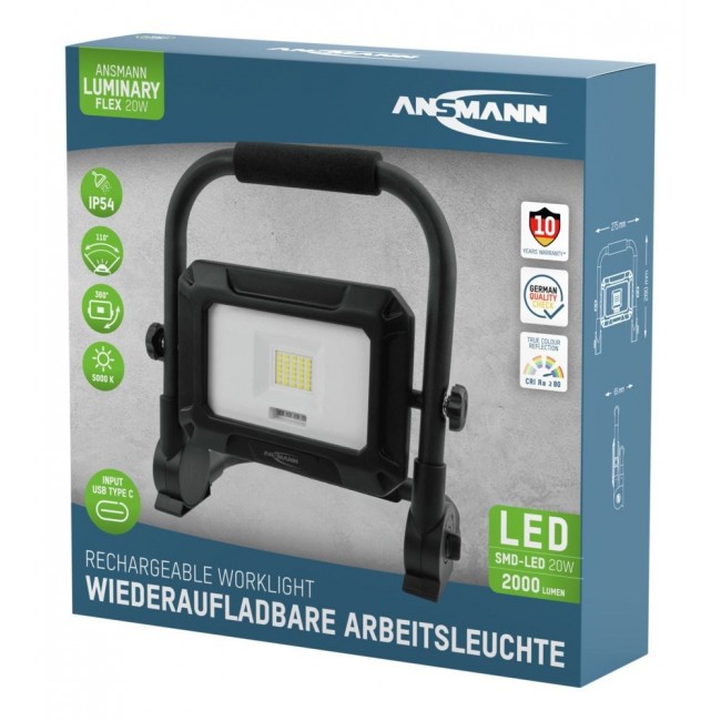 Ansmann FL20W-R Black LED 20 W Ansmann FL20W-R Black LED 20 W