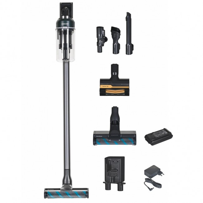 Samsung VS20C852CTN 2-in-1 stick vacuum Battery Dry Bagless 580 W Black, Chrome, Green, Wood Samsung VS20C852CTN 2-in-1 stick vacuum Battery Dry Bagless 580 W Black, Chrome, Green, Wood