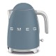 Smeg KLF03SBMEU electric kettle 1.7 L 2400 W Blue