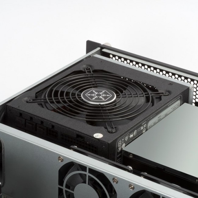 SilverStone RM23-502 Rackmount Server Chassis, ATX, USB 3.0 - 2U - black