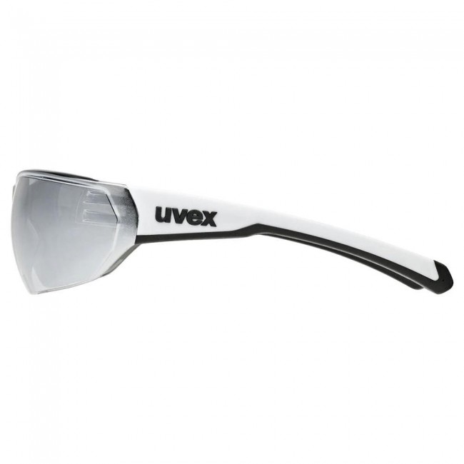 UVEX Equate cycling glasses White Matt/Mir.Silver