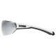 UVEX Equate cycling glasses White Matt/Mir.Silver
