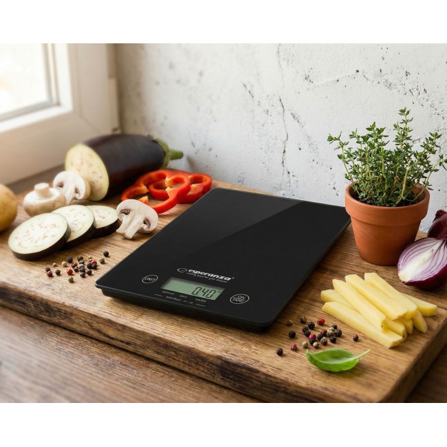 Esperanza EKS002K Electronic kitchen scale Black Tabletop Rectangle