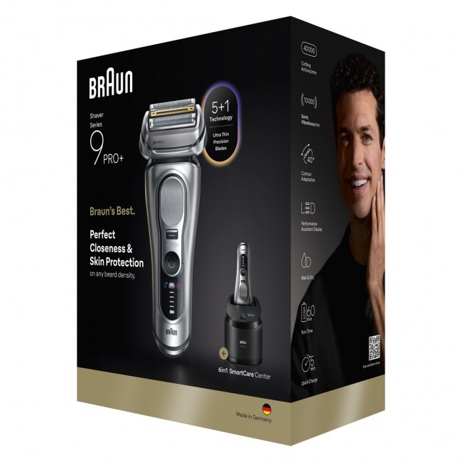 Braun Series 9 Pro+ 9667CC men's shaver Foil shaver Trimmer Silver