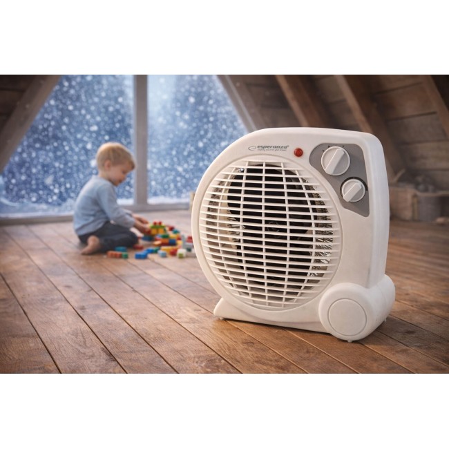 Esperanza EHH002 electric space heater Indoor Grey,White 2000 W