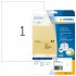 HERMA Labels transparent matt A4 210x297 mm film 25 pcs.