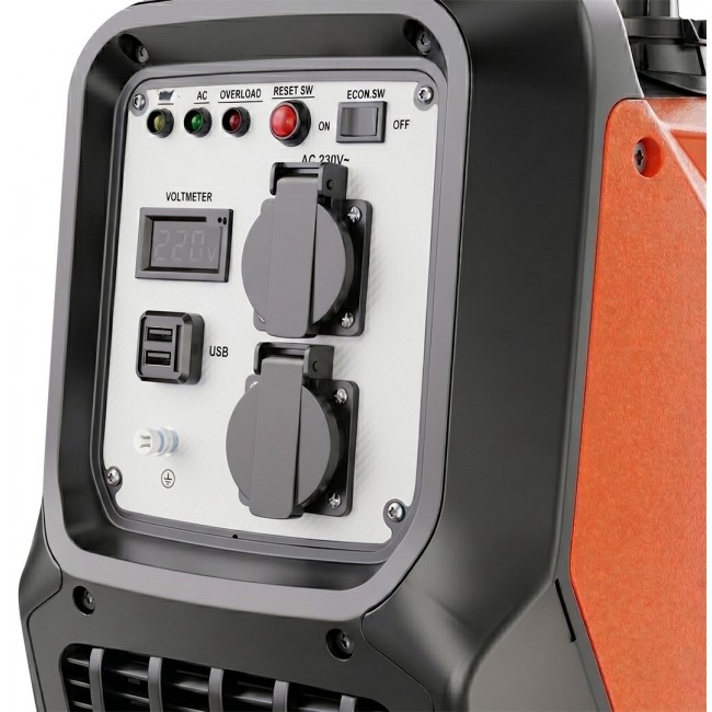 NEO TOOLS inverter generator 3200W, orange/black