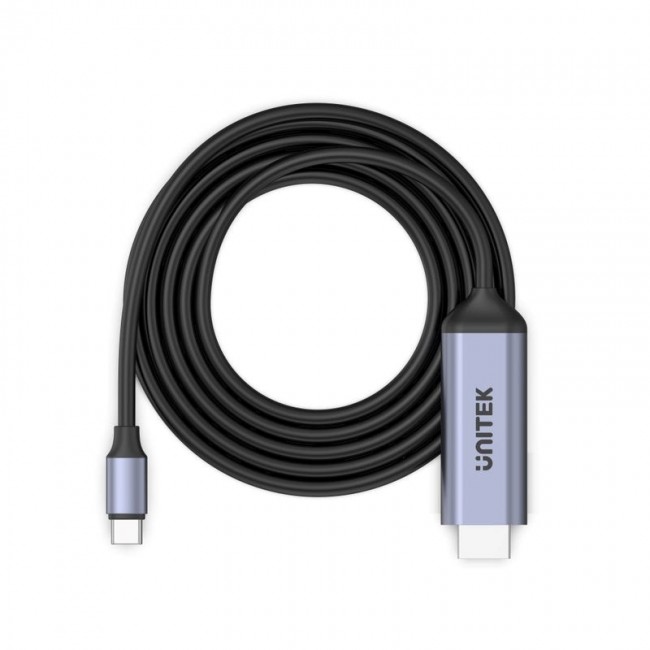 UNITEK USB-C to HDMI Cable 8K, USB 4, HDR10+, 1.8 m UNITEK USB-C to HDMI Cable 8K, USB 4, HDR10+, 1.8 m