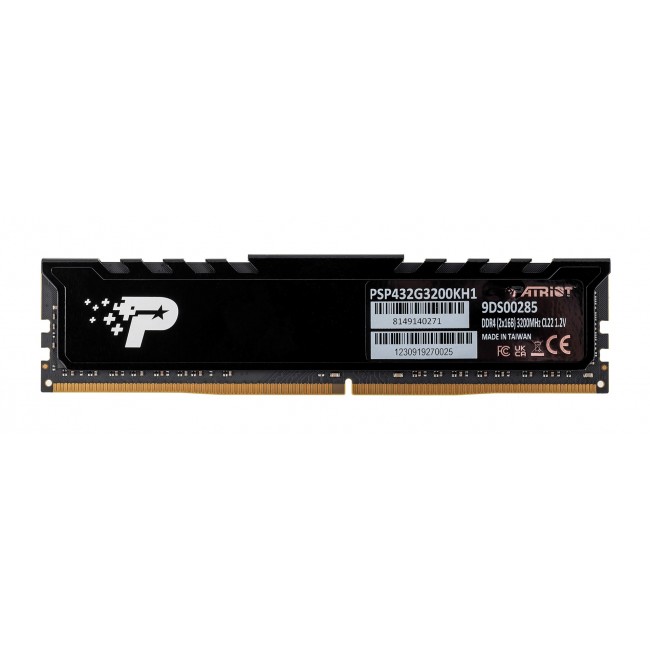 Patriot Memory Signature Premium PSP432G3200KH1 memory module 32 GB 2 x 16 GB DDR4 3200 MHz