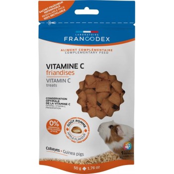 FRANCODEX Vitamin C treats - Guinea pig treat - 50g