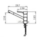 PYRAMIS TRONTO granite beige mixer tap PYRAMIS TRONTO granite beige mixer tap