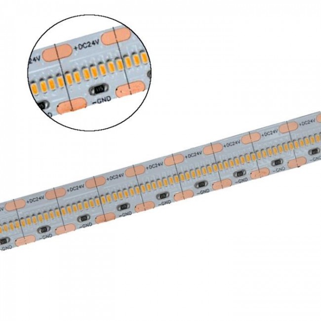 LED strip V-TAC VT-2110-700 3500LED SMD2110 CRI90+ 24V IP20 21W/m 150Lm/W 6400K 2000lm (SKU 2604) LED strip V-TAC VT-2110-700 3500LED SMD2110 CRI90+ 24V IP20 21W/m 150Lm/W 6400K 2000lm (SKU 2604)