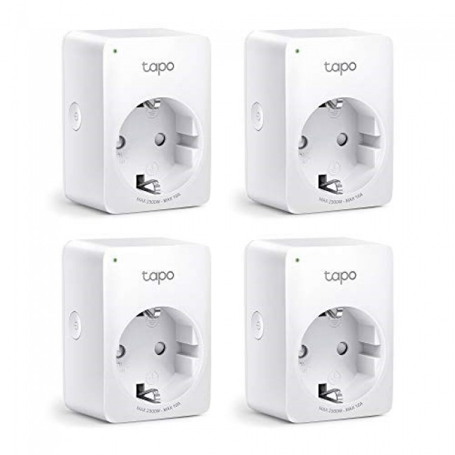 TP-Link Funksteckdosen Tapo P100 Mini Smart Wi-Fi Socket 4er TP-Link Funksteckdosen Tapo P100 Mini Smart Wi-Fi Socket 4er