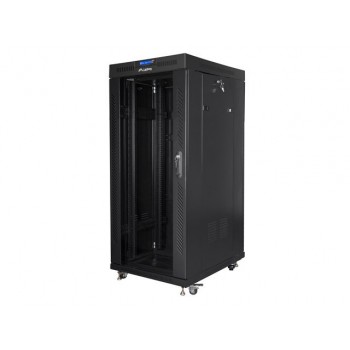 Lanberg FF01-8027-12BL rack cabinet 27U Freestanding rack Black