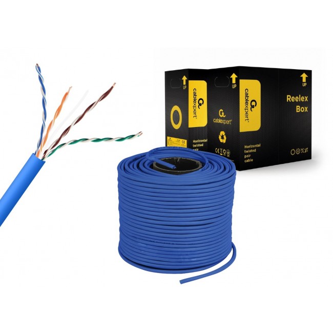 Gembird UPC-5004E-SOL-B networking cable Blue 305 m Cat5e U/UTP (UTP) Gembird UPC-5004E-SOL-B networking cable Blue 305 m Cat5e U/UTP (UTP)