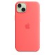 Apple iPhone 15 Plus Silicone Case with MagSafe - Guava Apple iPhone 15 Plus Silicone Case with MagSafe - Guava