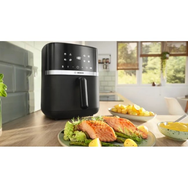 Bosch Serie 4 MAFS2462B fryer Single 6.1 L Stand-alone 2050 W Hot air fryer Black Bosch Serie 4 MAFS2462B fryer Single 6.1 L Stand-alone 2050 W Hot air fryer Black