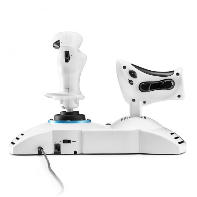 Thrustmaster T.Flight Hotas One Microsoft Flight Simulator Edition Black, White USB Joystick + engine control lever Analogue / Digital PC, Xbox One, Xbox One S, Xbox One X