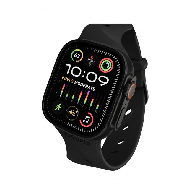 Decoded Ares Splice Band Black Silicone