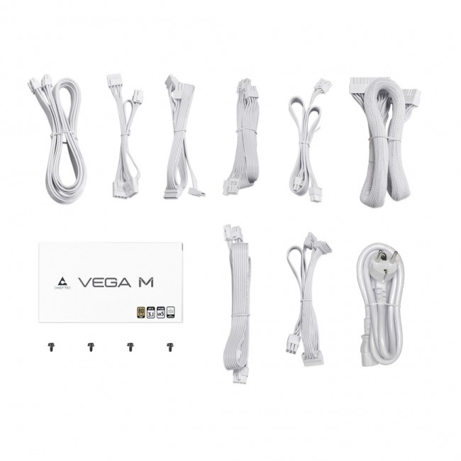 Chieftec Vega PPG-750-CW power supply unit 750 W 24-pin ATX ATX White Chieftec Vega PPG-750-CW power supply unit 750 W 24-pin ATX ATX White