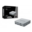 Conceptronic DONN25G 15-in-1 DisplayLink USB 3.2 Gen 2 Docking Station, Triple 4K60Hz Display, HDMI x 2, DisplayPort, USB-C 10Gbps x 2, USB-A 10Gbps x 2, USB-A 5Gbps x 2, SD, TF/MicroSD, GbE, Audio, DC in, Security Slot, PD 3.0